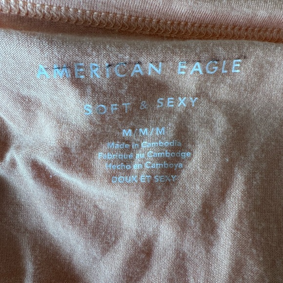 American eagle - Oversized soft and sexy jersey tee - medium - peach - Picture 7 of 8